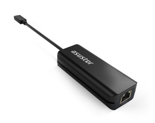 Asustor As-U2.5G Network Card Ethernet 2500 Mbit/S (As-U2.5G Usb3.2 Gen 1 Type-C To 2.5Gbase-T Adapter)