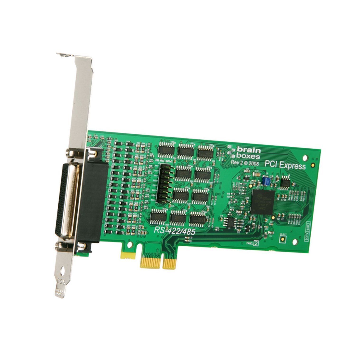 Brainboxes PX-346 Interface Cards/Adapter Internal Serial (Brainboxe PCIe X1 4 Port RS485)