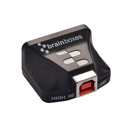 Brainboxes Us-159 Cable Gender Changer DB9 Usb A Black (Brainboxes Usb To Serial Isola)