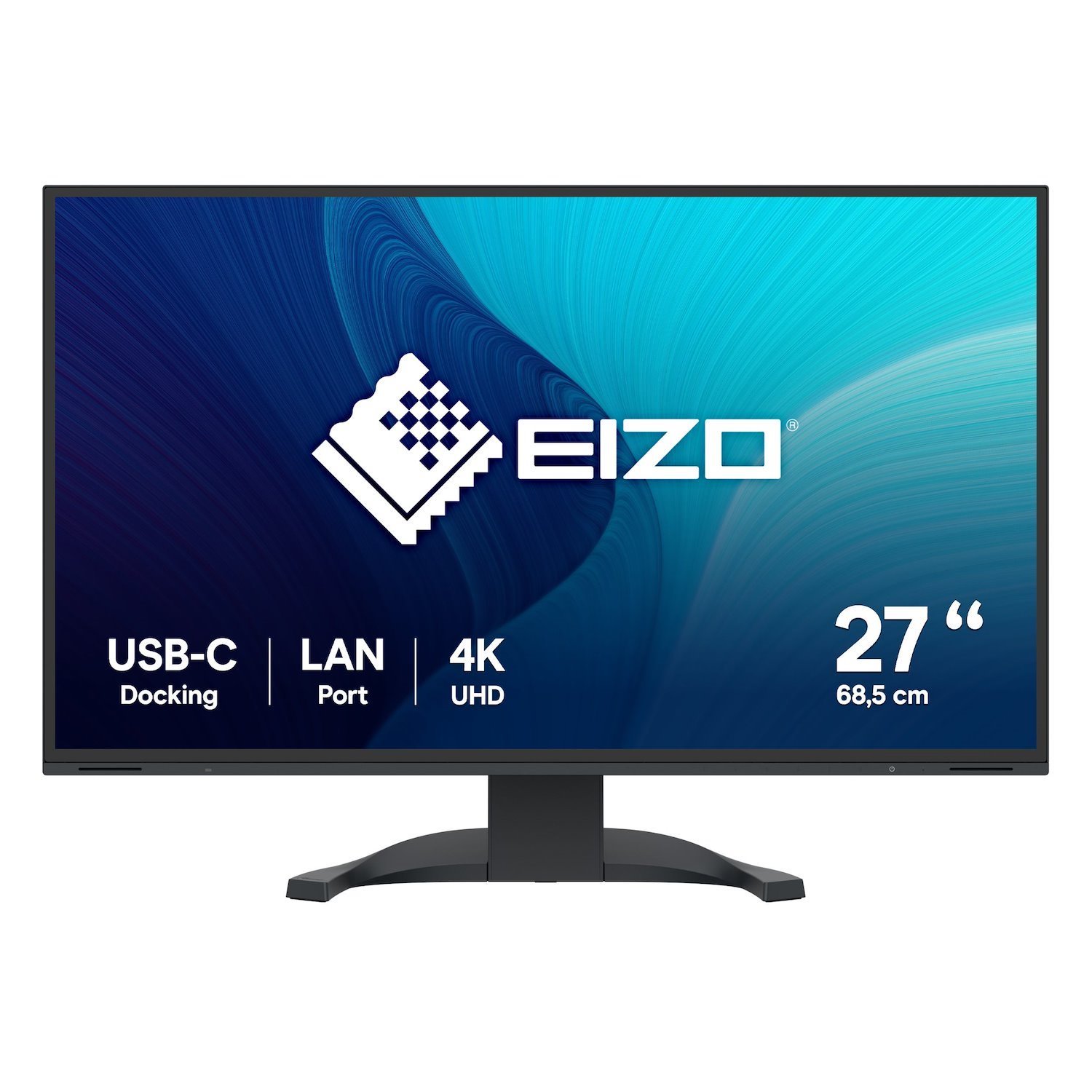 Eizo FlexScan Ev2740x-Bk Computer Monitor 68.6 CM [27] 3840 X 2160 Pixels 4K Ultra HD LCD Black (Ev2740 27 4K Widescreen Ips)