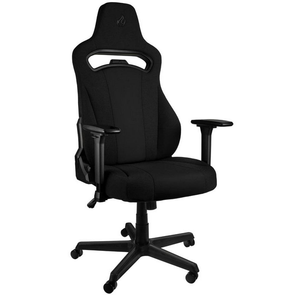 Nitro Concepts E250 PC Gaming Chair Upholstered Seat Black (Nitro Concepts E250 Gaming Chair - Black)