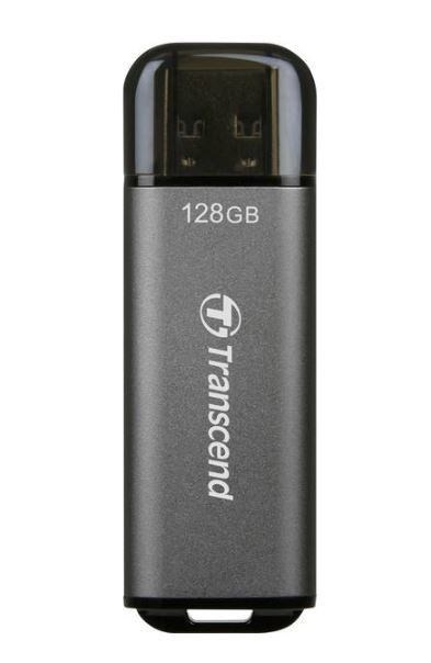 Transcend JetFlash 920 128 GB USB 3.2 (Gen 1) Type A Flash Drive - Space Gray
