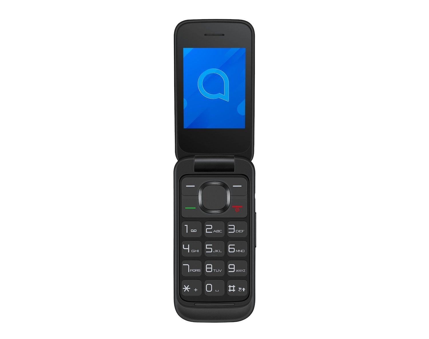 Alcatel 20.57 6.1 CM [2.4] 89 G Black Feature Phone (Alcatel 20.57 Volcano Black)