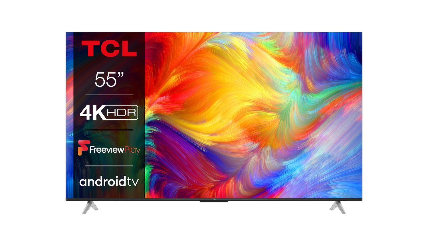 TCL 55P638K Television 4K HDR Ultra HD Smart TV Powered BY Android TV Bezeless Design (Freeview Play Game Master Dolby Audio HDR 10)