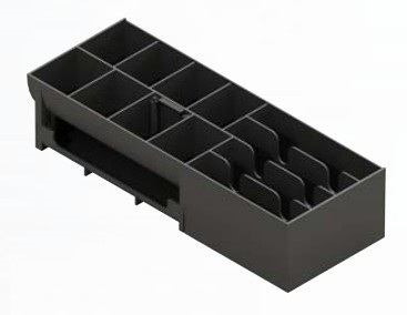 Apg Cash Drawer 20266Pac Cash Tray Abs Synthetics Black (Insert For Mic237a+460Mod DR - Euro+Sterling Insert)