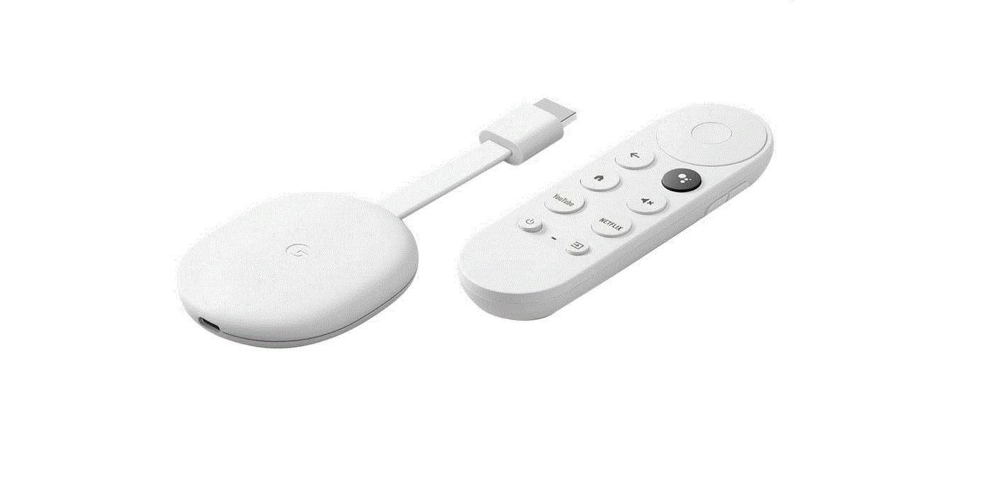 Google Chromecast With Google TV - - Av Player 1080P 60 FPS HDR - Snow - Warranty: 12M