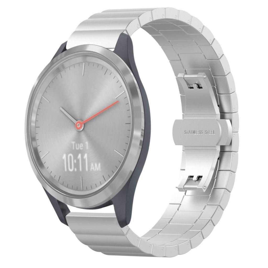 Garmin Vivomove 3S Stainless Steel Watch Strap - Silver