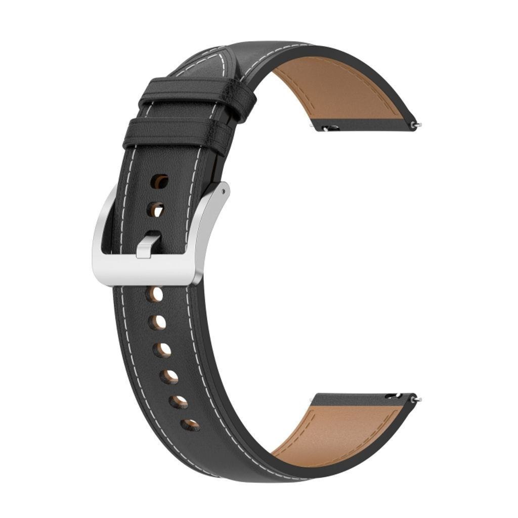 Garmin Vivoactive 3 Leather Watch Strap - Black
