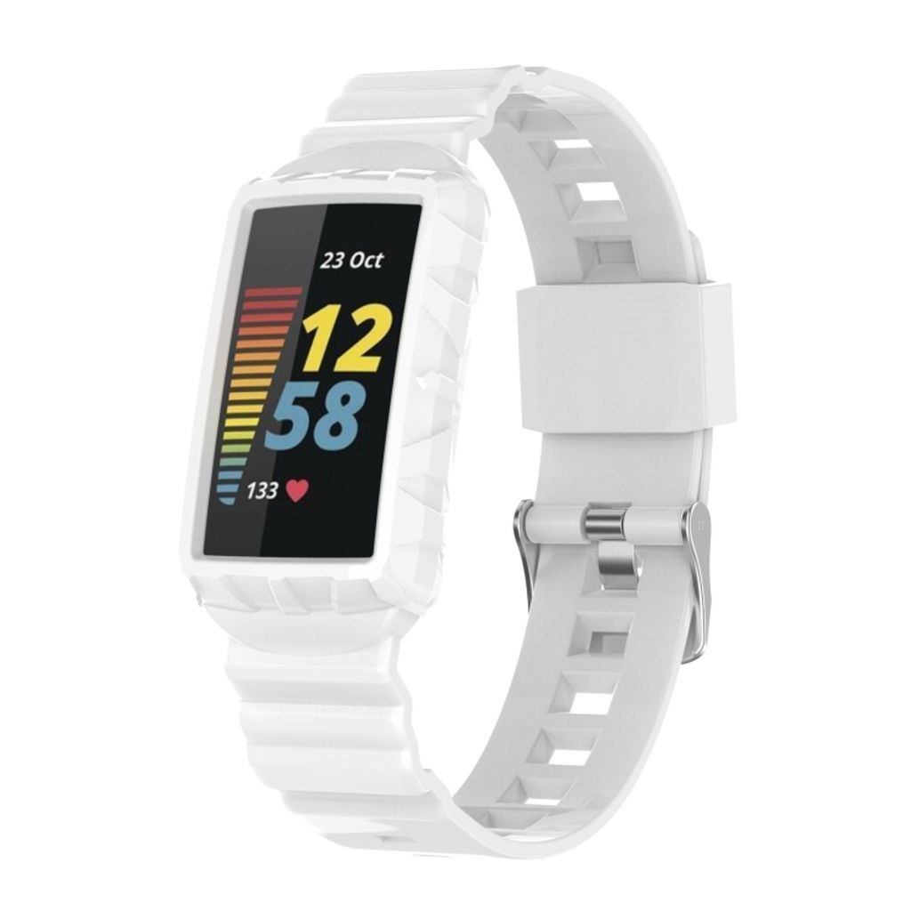 Fitbit Charge 6 / 5 / 4 / 3 Watch Strap - White