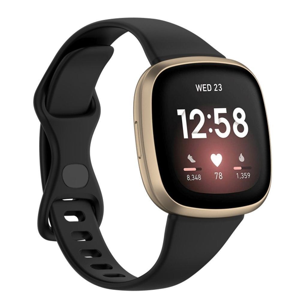 Fitbit Versa 4 / Versa 3 / Sense Watch Strap - Black