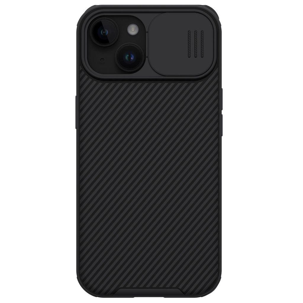 Nillkin iPhone 15 CamShield Magnetic Case With Camera Cover - Black