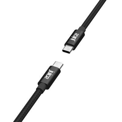 Juice Jui-Cable-Typec-Typec-1M-Brd-Jblk Usb Cable Usb 3.2 Gen 1 [3.1 Gen 1] Usb C Black (Typec To Typec Cable Braided - 1M Black)