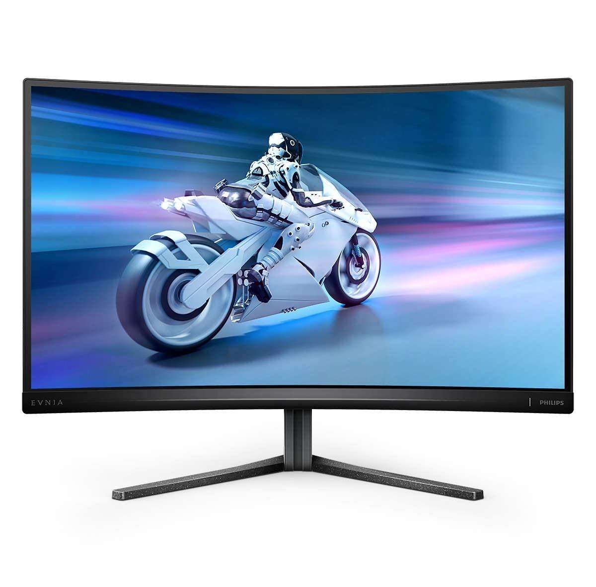 Philips Evnia 27M2C5200W 27" Class WQHD Curved Screen Gaming LED Monitor - 16:9 - Textured Dark Slate