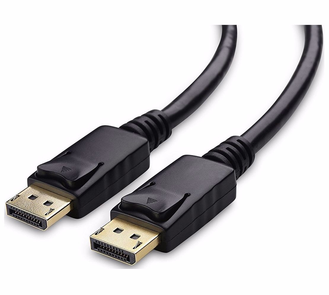 Astrotek DisplayPort DP Cable 1M - 20 Pins Male To Male 1.2V 30Awg Nickle Plated Assembly Type Black PVC Jacket RoHS