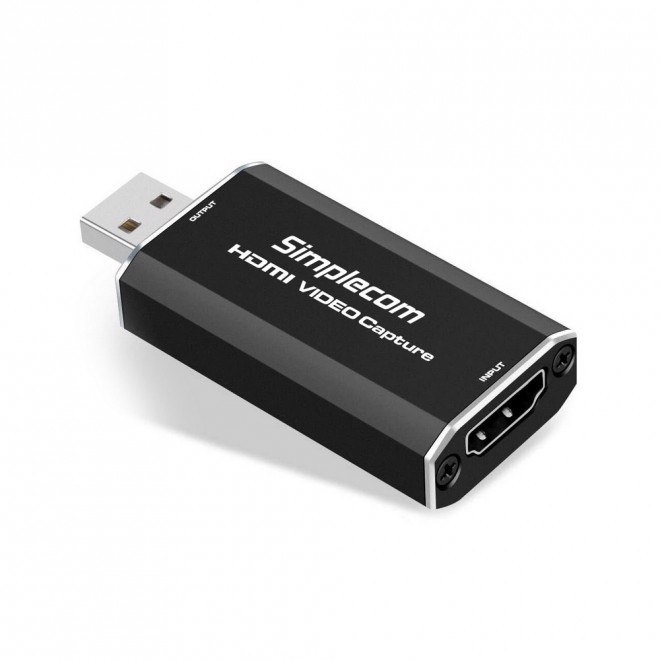 Simplecom Da315 Hdmi To Usb 2.0 Video Capture Card Full HD 1080P For Live Streaming Recording - Elgato, Atomos Connect