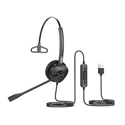 Fanvil Ht301-U Usb Mono Headset - Over The Head Design, Perfect For Any Small Office Or Home Office (Soho) Or Call Center Staff - Usb Connection