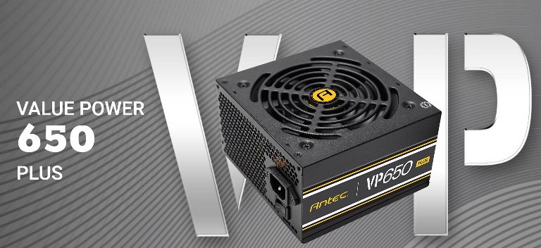 Antec VPP 650W 80 Plus @ 85% Efficiency Ac 120V - 240V, Continuous Power, 120MM Silent Fan. Atx Power Supply, Psu,3 Years Warranty. > Psa-Vp700p-Plus