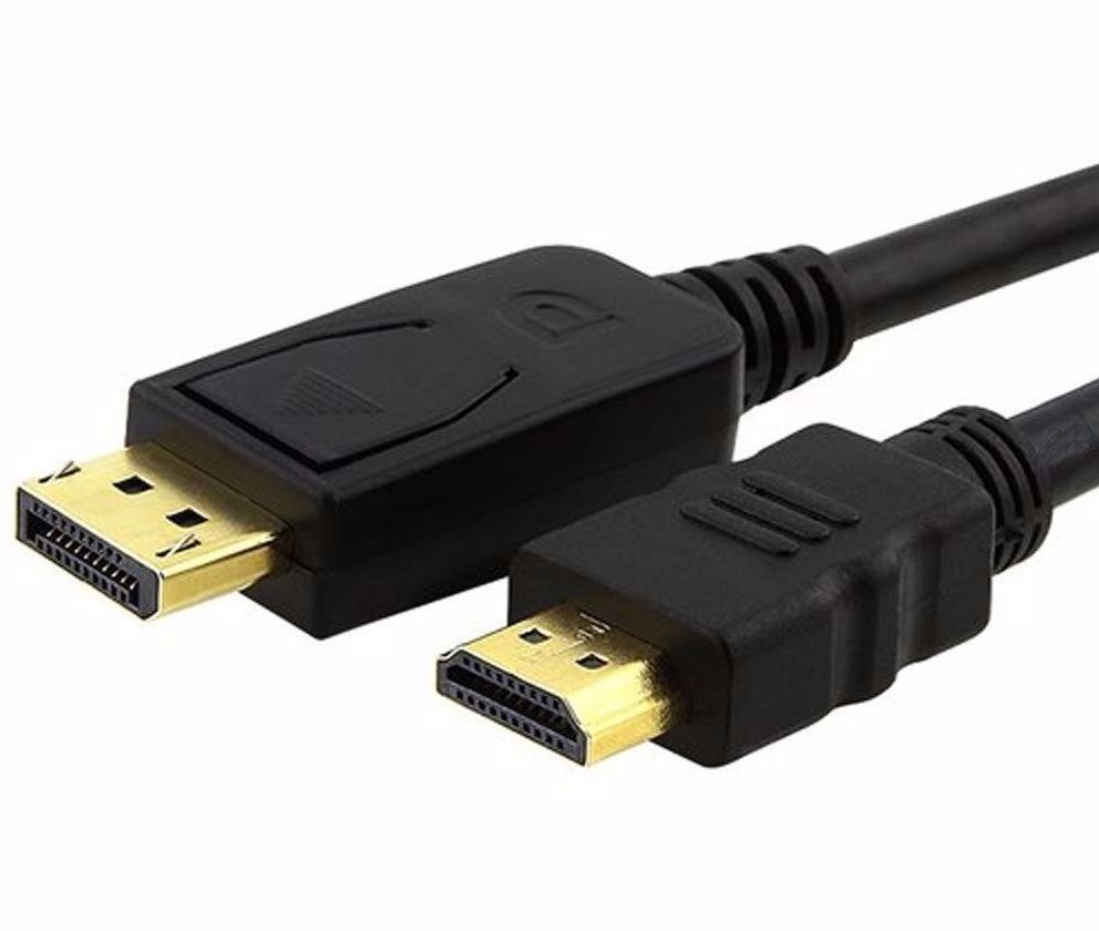 Astrotek DisplayPort DP To Hdmi Adapter Converter Cable 2M - Male To Male 1080P Gold-Plated For PC/Laptop To HDTVs Projectors Displays