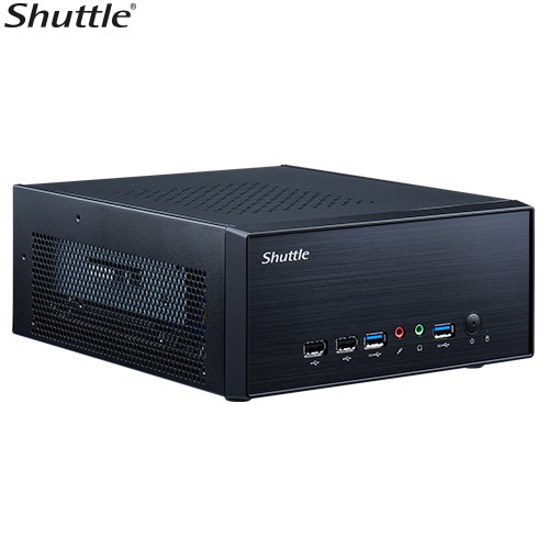 Shuttle XH510G2 Slim Mini PC 5L Barebone - Intel 11/10TH Gen, PCIe X16, PCIe X1, Lan, Hdmi, DP, 2X DDR4, 2.5' HDD/SSD Bay, 2xM.2 2280, 180W