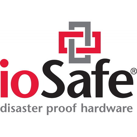 Iosafe 224+ Nas; Fireproof/Waterproof Network Attached Storage; 8TB (4TBX2), 2YR