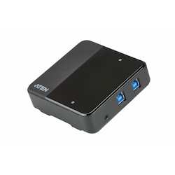 Aten Usb-C Enabled Usb 3.1 Gen 1 Peripheral Sharing Switch. Allow To Switch Four Usb Devices Between 2 Different Computers
