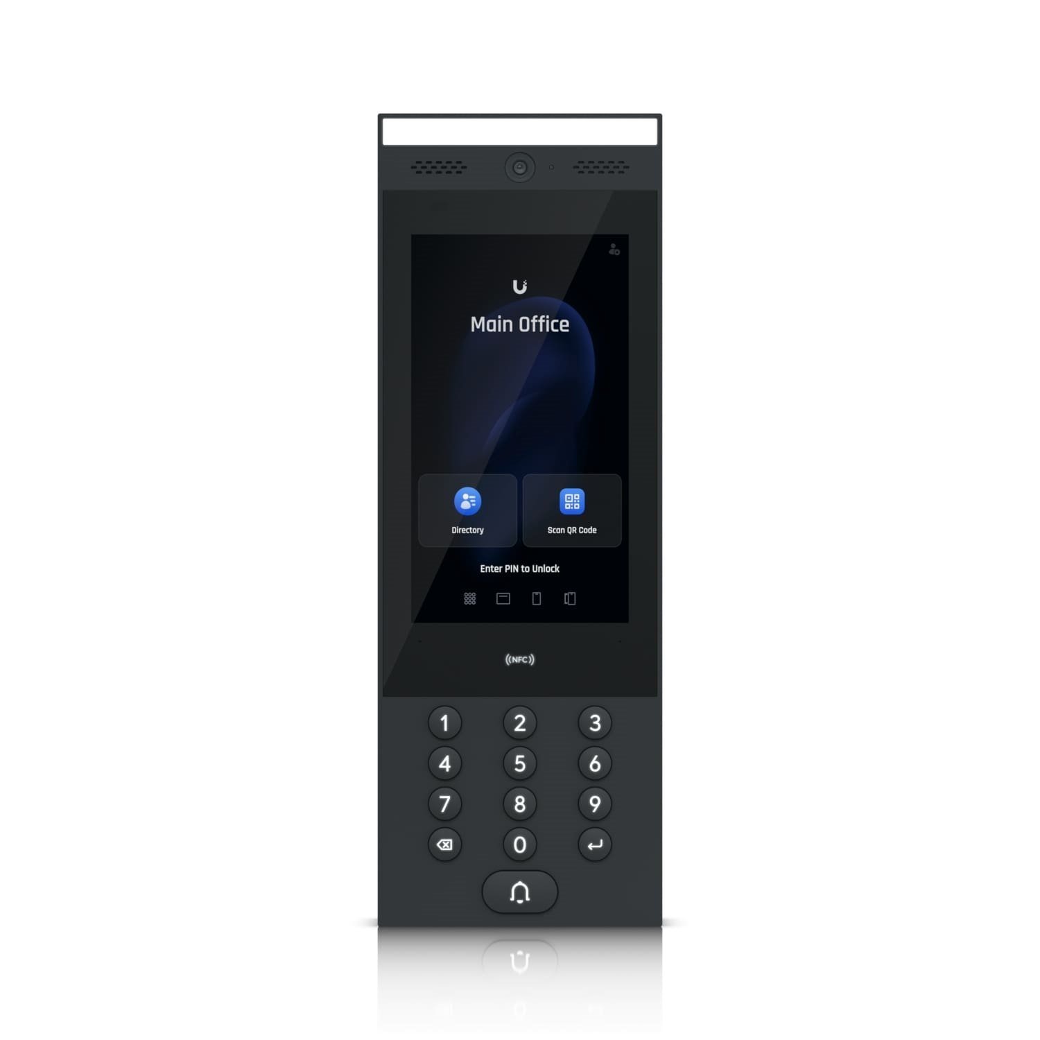 Ubiquiti Intercom, Indoor/Outdoor Intercom Terminal, For Managing Residential And Commercial Building Entry Requests, Ip65, Bluetooth 4.2/ NFC Connect