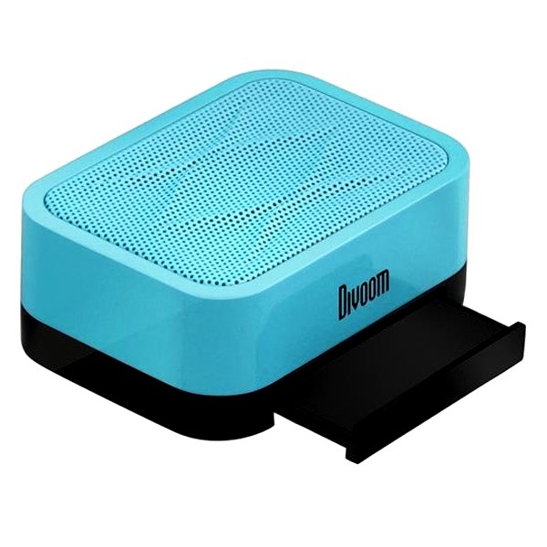 Divoom iFit-1 Portable Speaker, Smart Stand, 360-Degree Sound Field, Up To 6H Playback, Blue