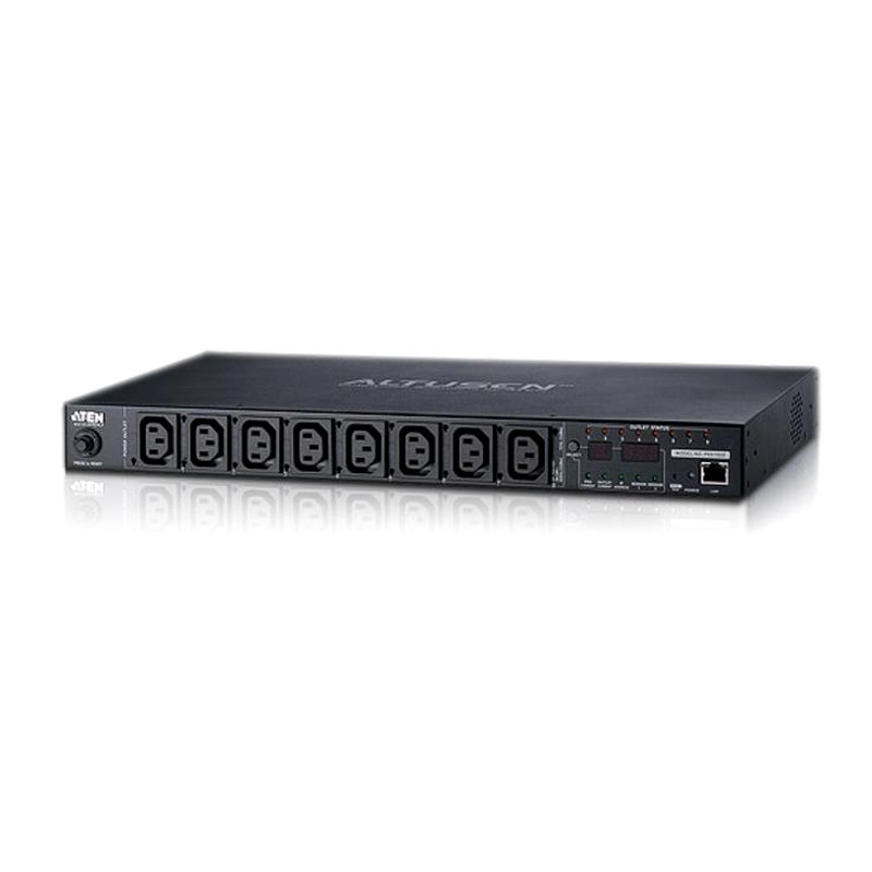 NRGence Aten NRGence 8 Port 1U Eco Pdu Over Ip - 10A Input With Port Monitor - Env Monitor Via Opt Sensors