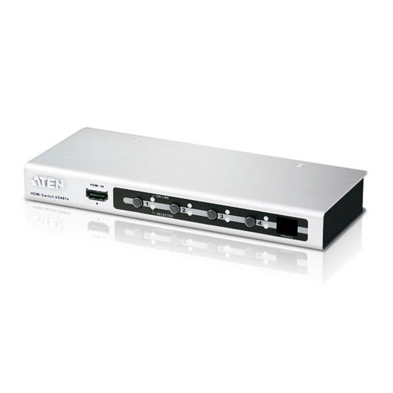 VanCryst Aten VanCryst 4 Port Hdmi Video Switch With Audio And Infra-Red Remote Control