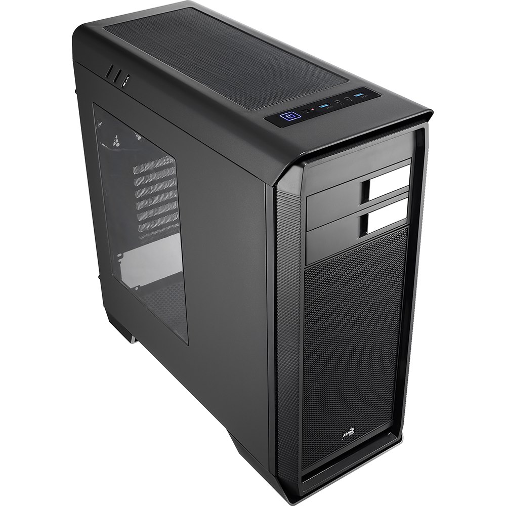 Aerocool Aero-1000 - Black Mid Tower Case W/ Window