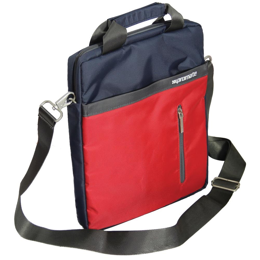 Promate 'Dapp-TB' Dual Tone Stylish Messenger Bag For Tablets Up To 10&#8221; - Blue