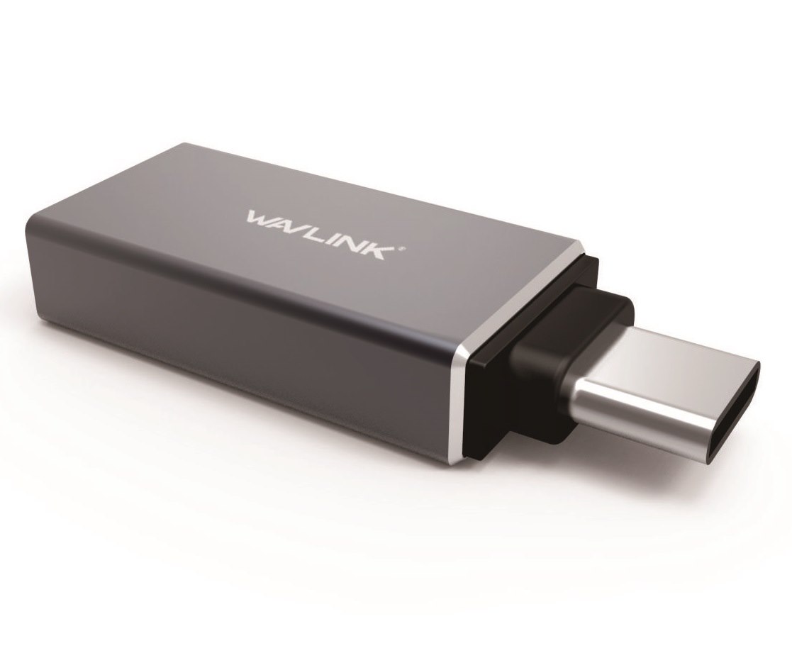 Wavlink Usb 3.1 Type-C Male To Usb 3.0 Type-A Female Aluminium/Gray/Laser Mark