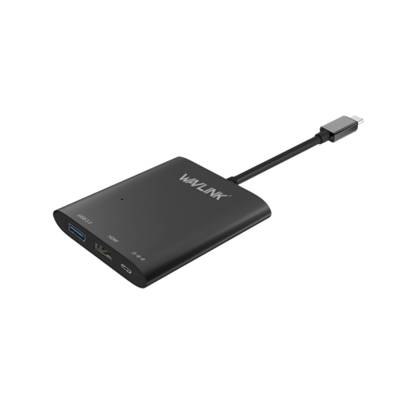 Wavlink Usb-C To Usb 3.0 Aluminium Hub With Hdmi And Power Delivery