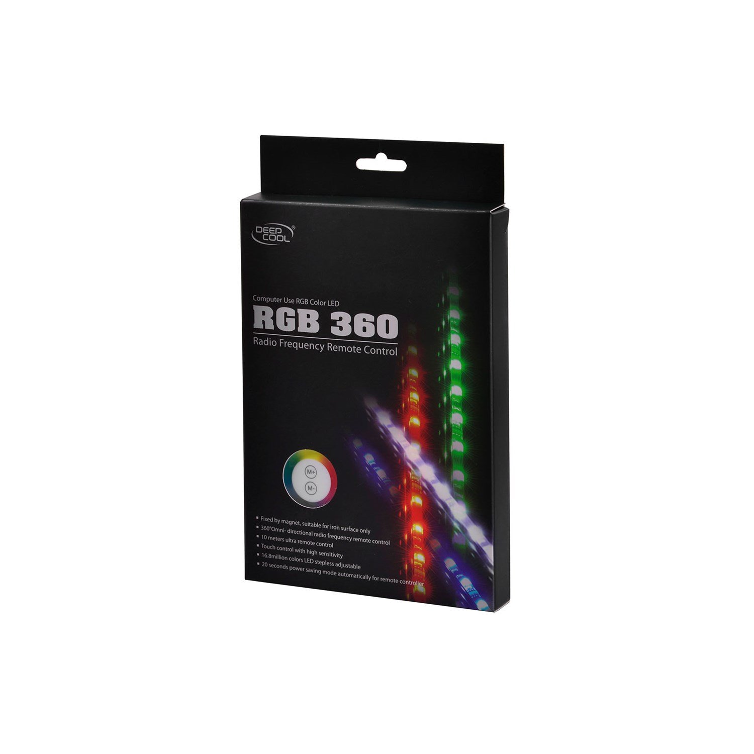 Deepcool RGB Colour Led 360 Strip Lighting Kit (Magnetic), 16.8 Million Colours, Omni Radio