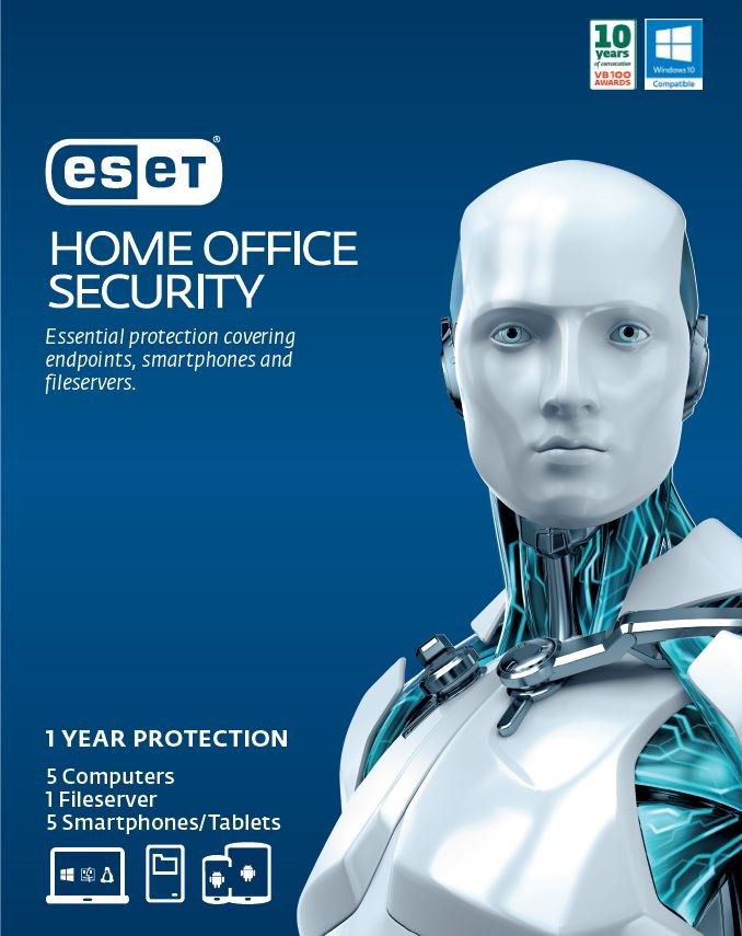 Eset Home Office Security Pack &#8211; 1X File Security, 5 Seats &Amp; 5 Mobile (1 Year)