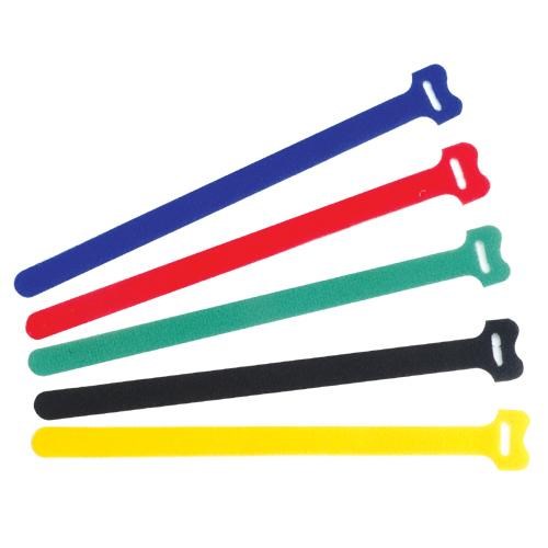 Pro'sKit Hook And Loop Cable Tie-8" Assortment (Unit:15pcs/pack)