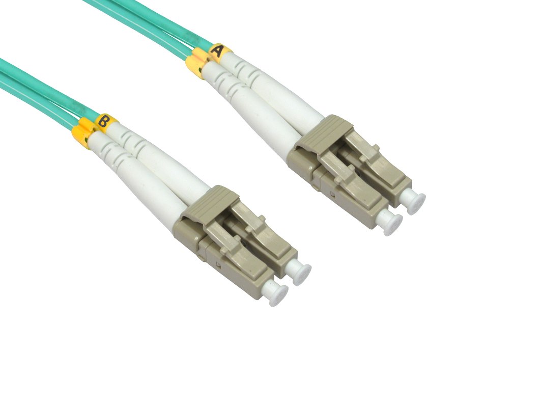 LinkBasic Multi Mode Om4 LSZH Duplex LC-LC Fibre Optic Patch Cord 20 Metre