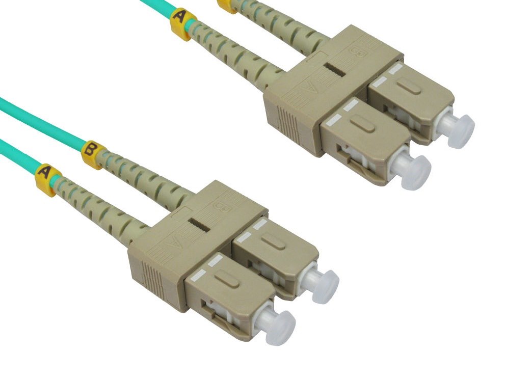 LinkBasic Multi Mode Om4 LSZH Duplex SC-SC Fibre Optic Patch Cord 20 Metre