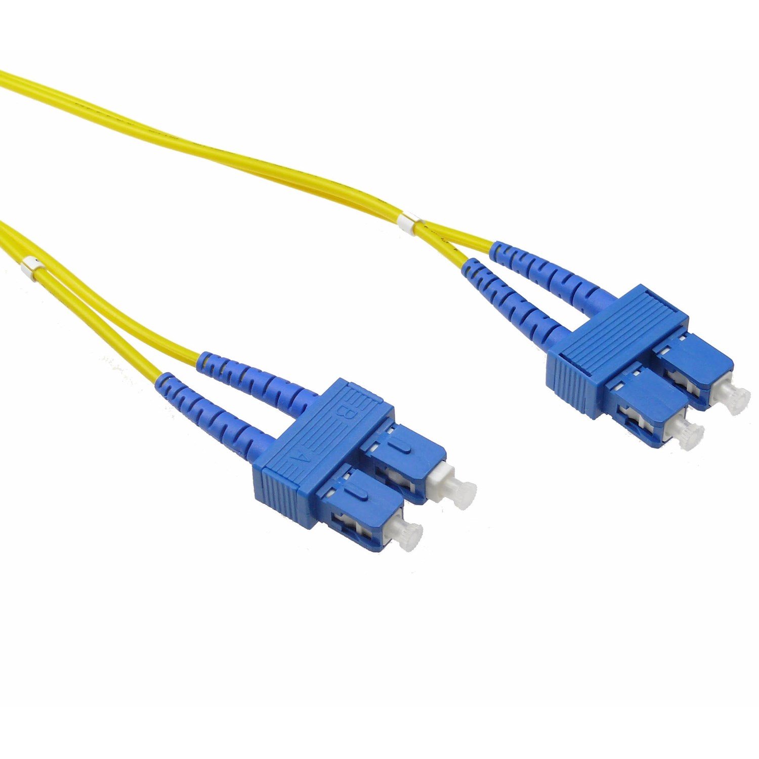 LinkBasic Single Mode Os1 LSZH Duplex SC-SC Fibre Optic Patch Cord 2 Metre