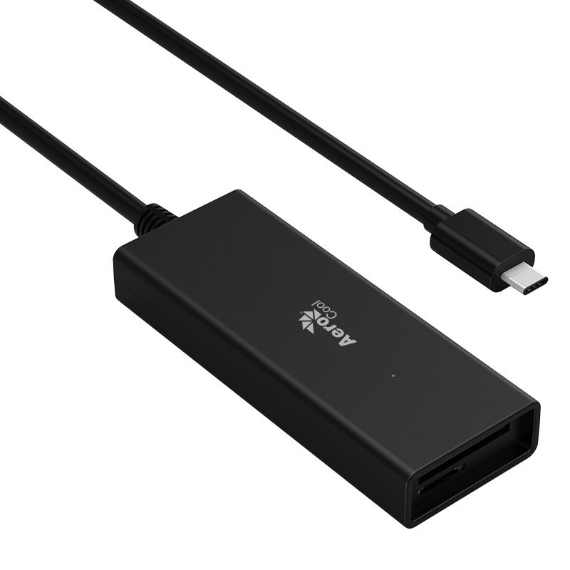 Aerocool Asa SC3R000 Usb Type-C Adapter W/ 3 Usb 3.0 Ports And Card Reader