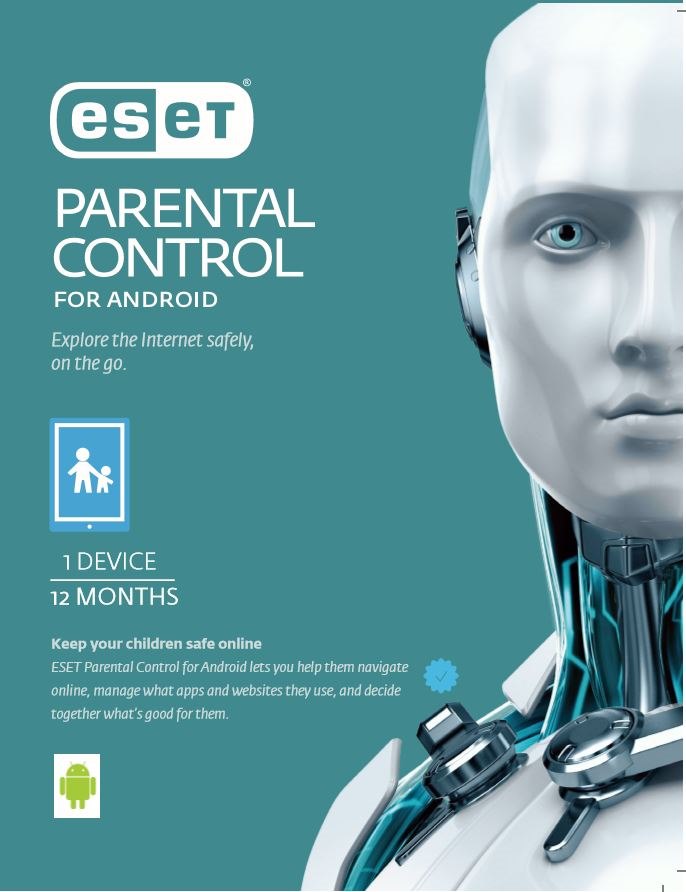 Eset Parental Control For Android 1 Device 1 Year Retail Download Card