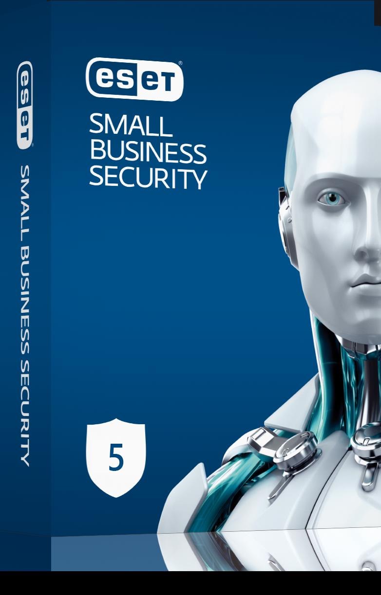 Eset Small Business Pack 5-5 Endpoints, 5 Android Devices, 1 File Server, 8 Mailboxes, 1Y Keys Only