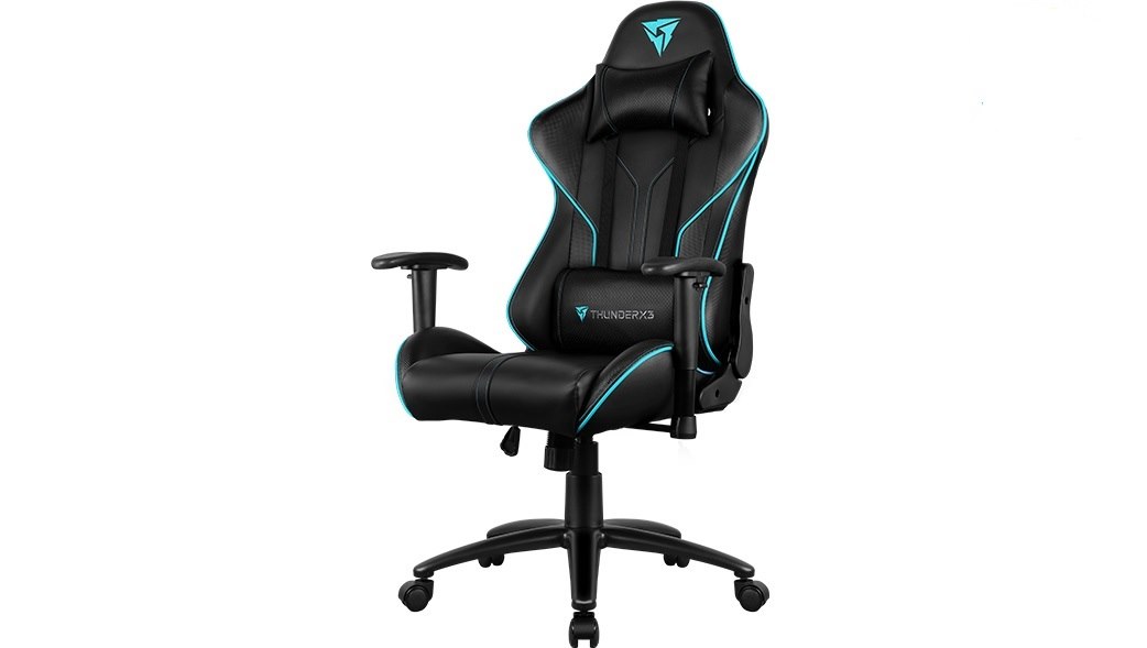 ThunderX3 RC3 Hex RGB Lighting Gaming Chair - Black/Cyan