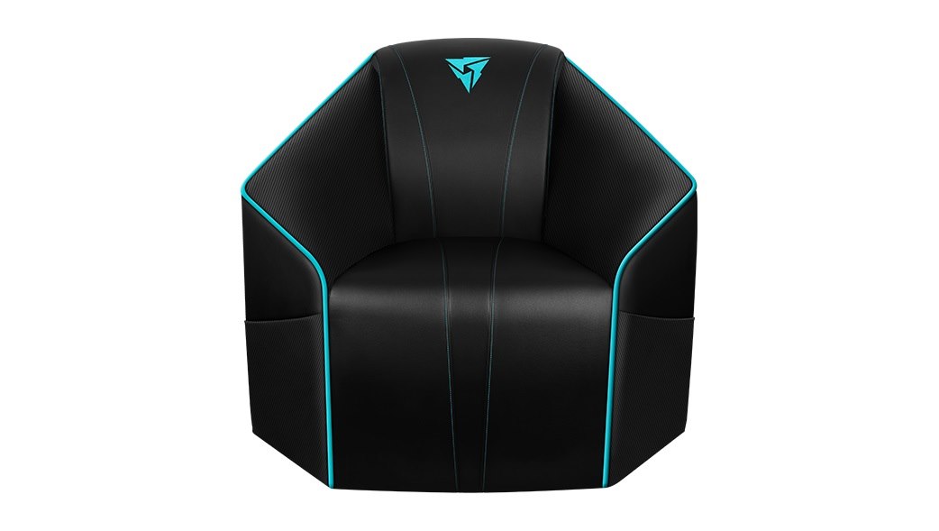 ThunderX3 Us5 Consoles Couch - Black/Cyan