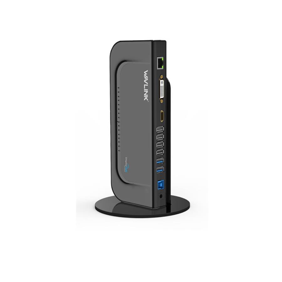 Wavlink Usb 3.0 Hdmi &Amp; Dvi, Usb &Amp; Gigabit Network Multi-Task Universal Laptop Docking Station &Amp; Hub