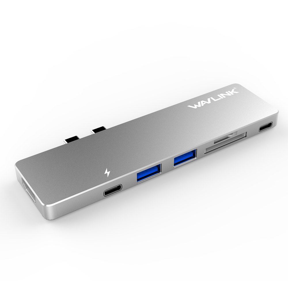 Wavlink Usb-C Hub With Type-C 4K Hdmi, Usb 3.0 &Amp; Card Reader