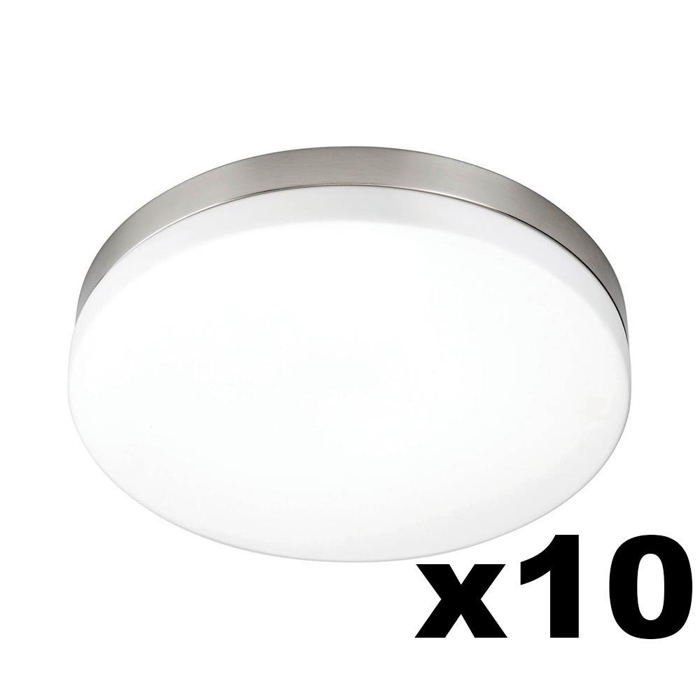 LEDware Omnizonic Led 10 Pack - Ceiling Light 12W (1000 LM) Natural White - 280MM Diameter - Pack Of 10