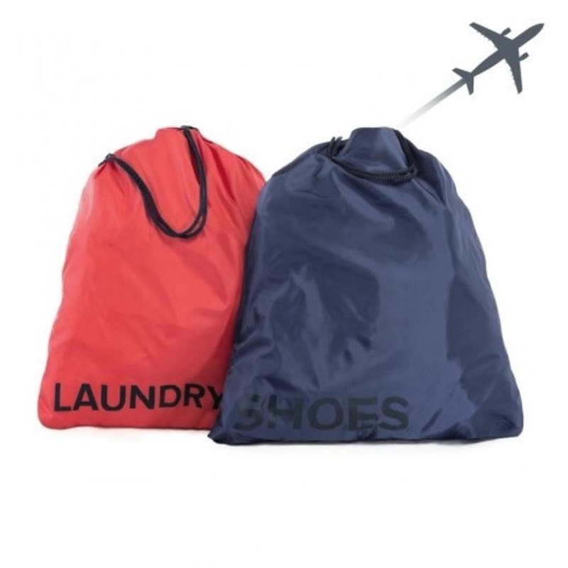 Tucano Adatto Sack Set&#160; Laundry Or Shoes - Blue/Red