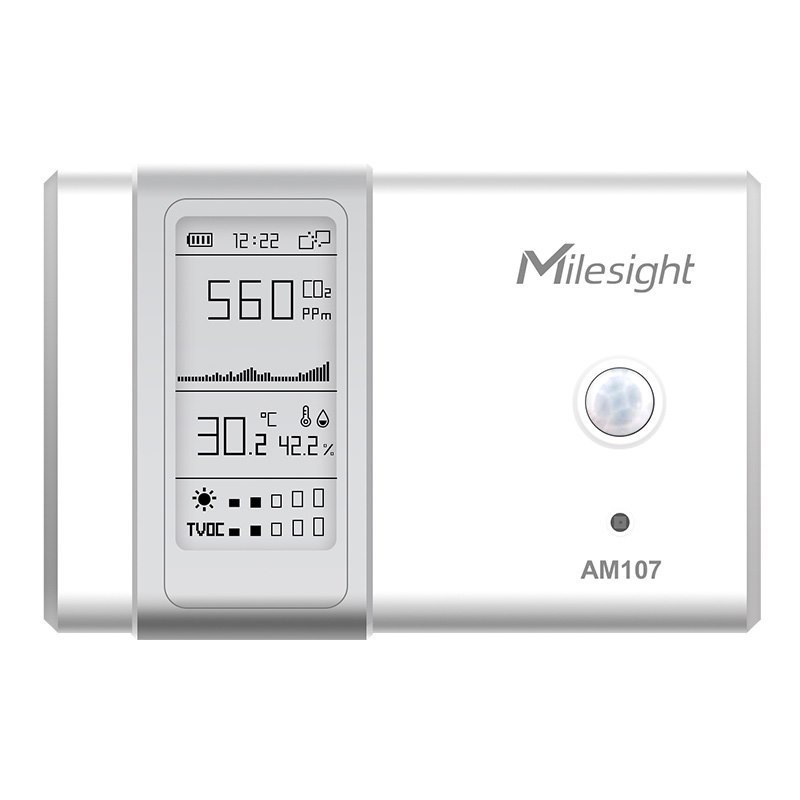 Milesight Am107 LoRaWAN Eu868/In865 Ambience Monitoring IoT Sensor