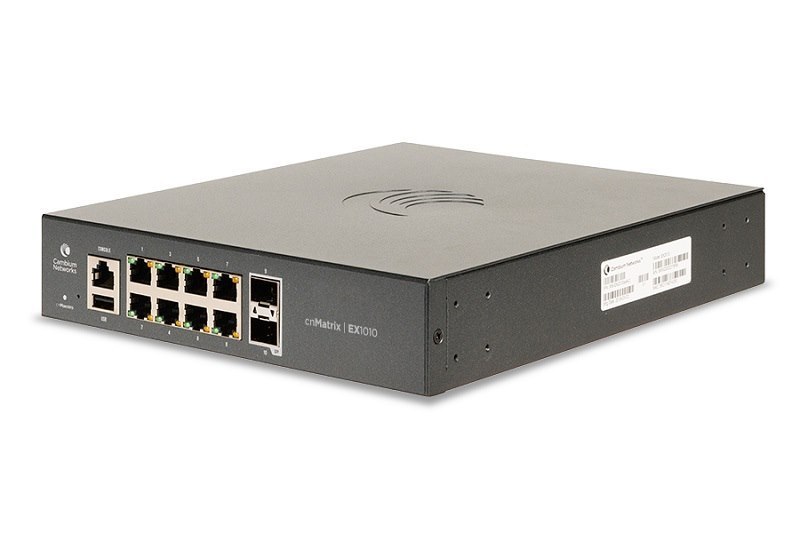 Cambium cnMatrix Ex1010 Intelligent Ethernet Switch With 8X 1Ge & 2X SFP Ports